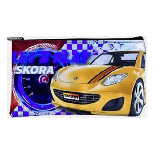 CARTUCHERA PLANA SKORA DOS CIERRES (35261)