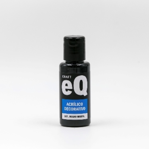 [L73779] ACRILICO DECORATIVO EQ 50 CC NEGRO MARFIL (102)