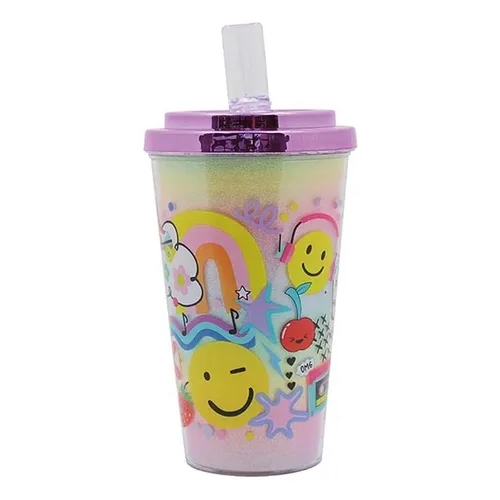 VASO CRESKO 450CC ACRILICO GLITTER (CK396)
