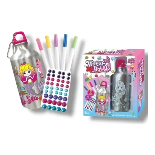 [88029] BOTELLA PARA PINTAR PRIORI CON 5 MARCADORES Y STICKERS METAL (JX20420)