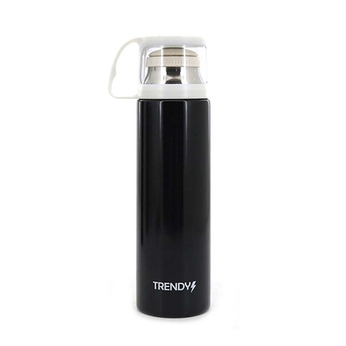 [81130.2] TERMO TRENDY 500ML ACERO NEGRO (14092D)