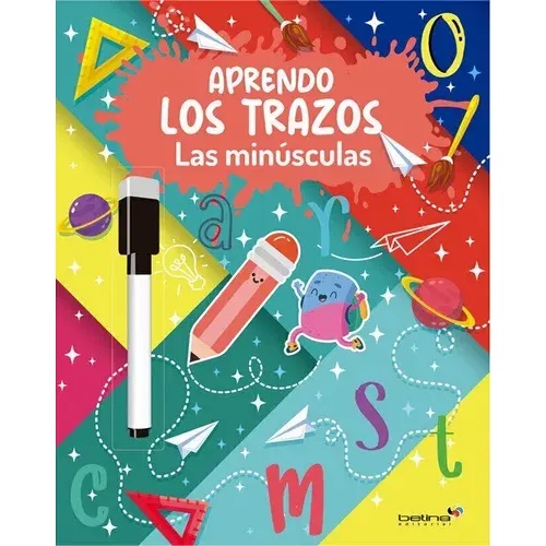 [87669.3] LIBRITO BETINA APRENDO LOS TRAZOS LAS MINUSCULAS BORRABLE CON MARCADOR PIZARRA