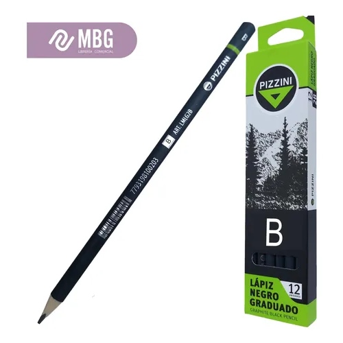 [78360] LAPIZ GRADUADO PIZZINI B 1 UNID. LMLGB