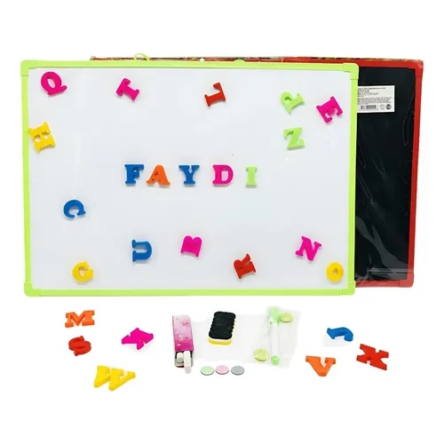 [J74952] PIZARRA MAGNETICA FAYDI 25X35 CM CON ACCESORIOS FD5284
