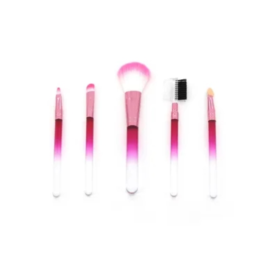 [88952.2] SET DE BROCHAS PARA MAQUILLAJE TRENDY FUCSIA 18709B