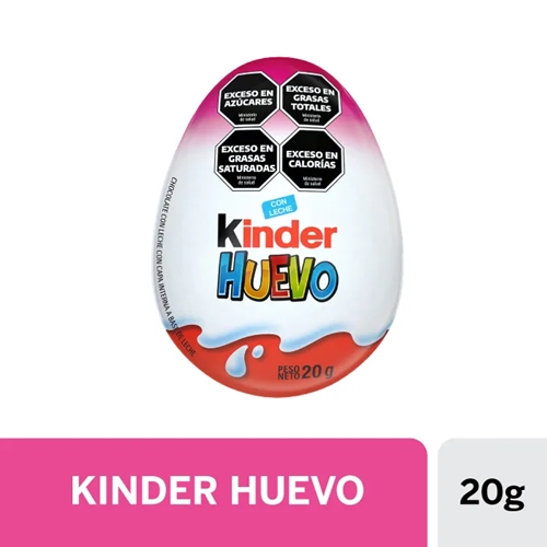 HUEVO SORPRESA KINDER ROSA 20 GR