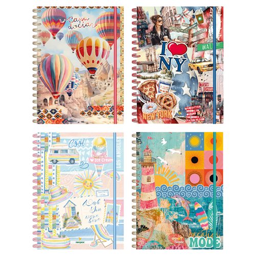 CUADERNO HOJAS REMOVIBLES NORPAC LIVELY A4 90 HOJAS 130MR T/DURA ESP. RAYADO - LISO