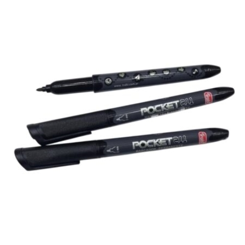 MARCADOR PERMANENTE TRABI POCKET 2 MM NEGRO 211