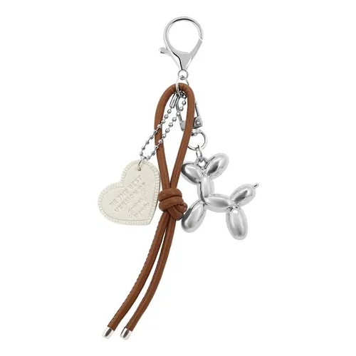 LLAVERO TRENDY PERRO GLOBO MARRON 30782