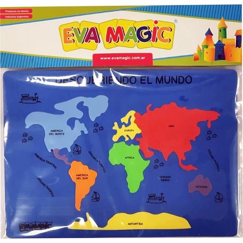 [306642] ENCASTRE EVA MAGIC MAPA PLANISFERIO GOMA EVA
