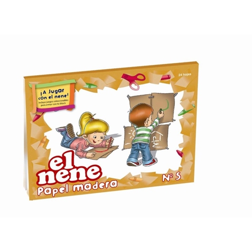 [308447] HOJA EL NENE N° 5 PAPEL MADERA 1 UNID. 90GR