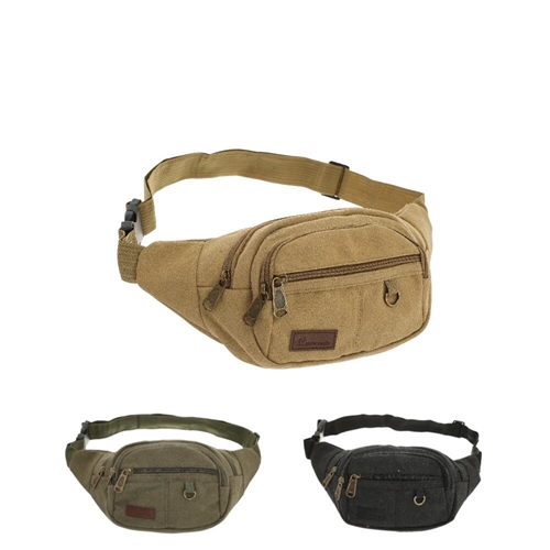RIÑONERA PIERRE CARDIN 14X32 CM  C/2 DIVISIONES Y 1 BOLSILLO PC-1125