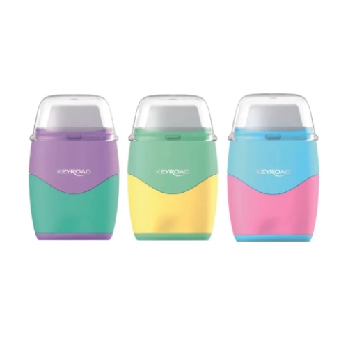 [305113] SACAPUNTAS  DOBLE KEYROAD CON GOMA Y DEPOSITO  KR72412