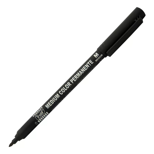[303848.2] MARCADOR  PERMANENTE TRABI  2MM NEGRO 211