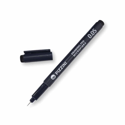 [303348.5] ESTILOGRAFO PIZZINI 0,05 NEGRO DP005NG