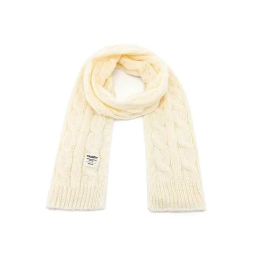 BUFANDON TRENDY ACRILICO HUESO 31112