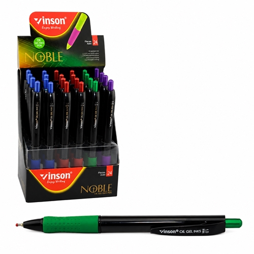 [78963.2] BOLIGRAFO GEL VINSON RETRACTIL AZUL 2808