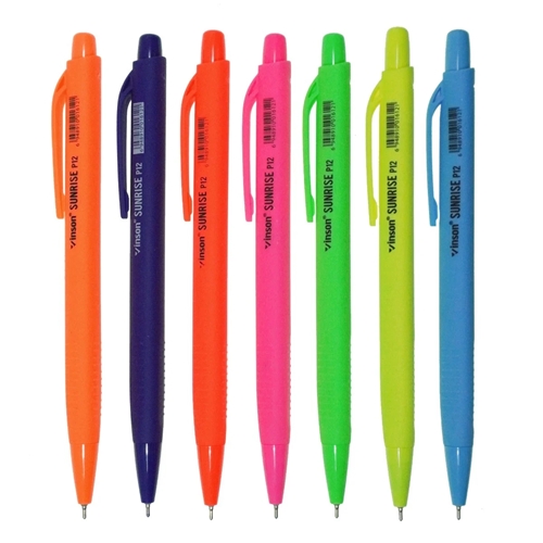 [78963.3] BOLIGRAFO GEL VINSON SUNRISE RETRACTIL AZUL P12