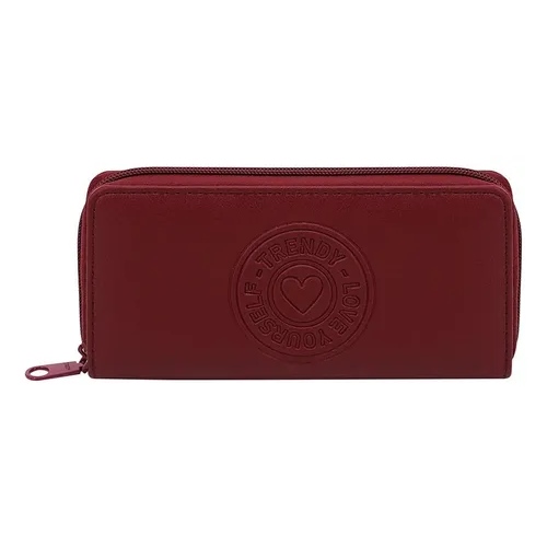 [88963.1] BILLETERA TRENDY 10x19.5x3cm CHERRY 19098