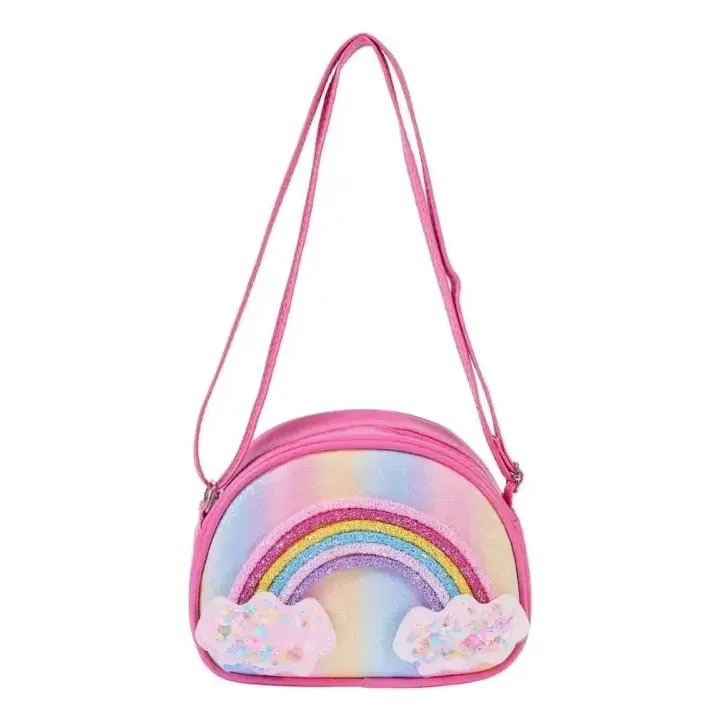 CARTERA TRENDY ARCOIRIS PVC GLITTER 53767