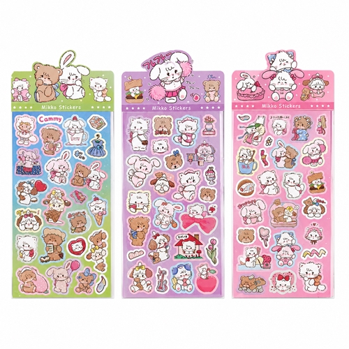 STICKERS MIKKO 9X23CM HOLOGRAMADOS GB21028