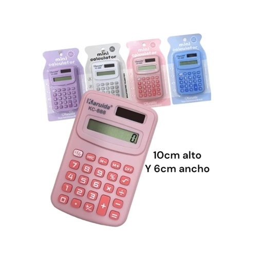 CALCULADORA DE BOLSILLO KC888C
