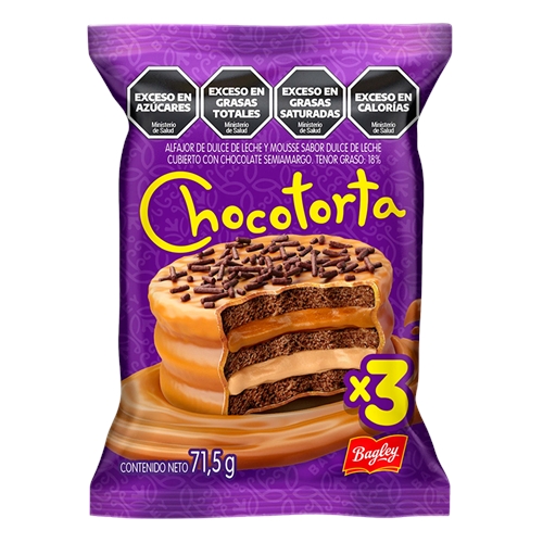 ALFAJOR TRIPLE CHOCOTORTA 71,5 GR