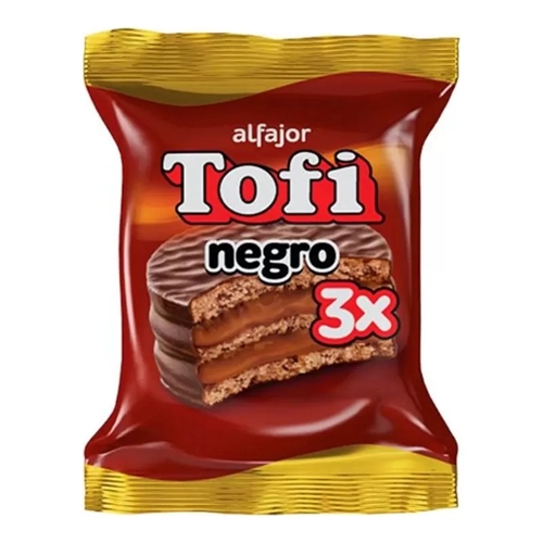 ALFAJOR TRIPLE TOFI NEGRO 72 GR