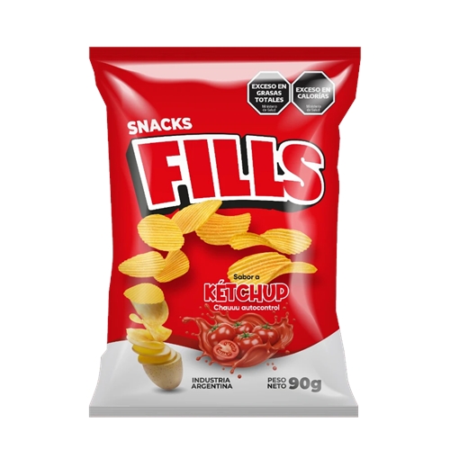 PAPAS SNACK FILLS KETCHUP 90 GR