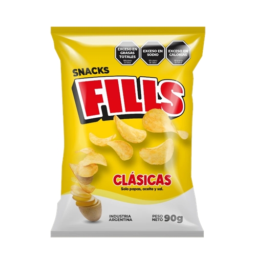 PAPAS SNACK FILLS CLASICAS 90 GR