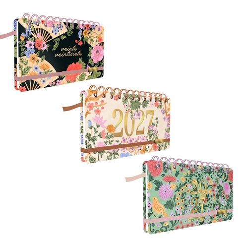 [202058] AGENDA 2027 FW CUTE POCKET SEMANAL FLORAL 10X17CM 203776