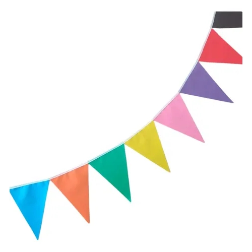 BANDERINES IMAGEN PARTY PLASTICO MULTICOLOR 3 METROS
