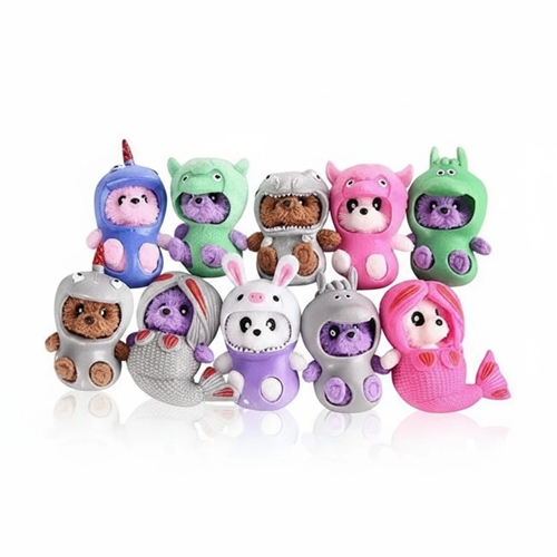 SQUISHY FUNNY LOND OSITO DISFRAZADO  6,5CM FT888