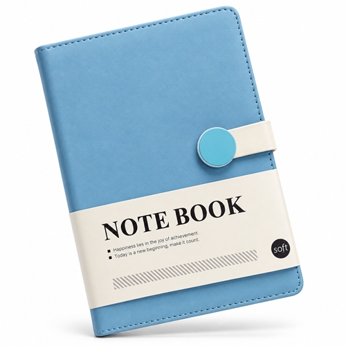 [201396] CUADERNO  NOTEBOOK DURA RAYADO SIMIL CUERO 3519