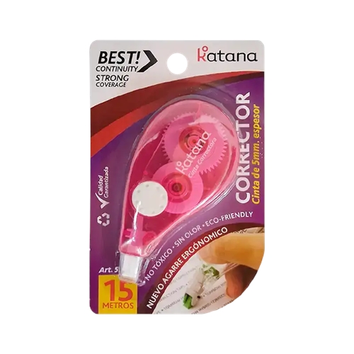 CORRECTOR EN CINTA KATANA 5MM X 15M 513620