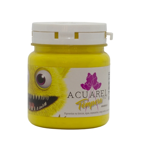 TEMPERA ACUAREL AMARILLO 250 GR