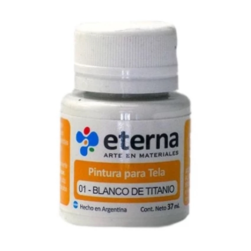 [300110.01] PINTURA PARA TELA ETERNA BLANCO DE TITANIO 37ML 01