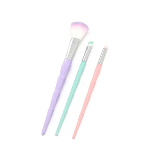 SET DE BROCHAS PARA MAQUILLAJE TRENDY PASTEL 3 UN. 18715B