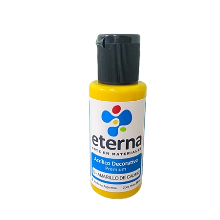 [300115-13] ACRILICO DECORATIVO ETERNA AMARILLO CADMIO 50 CC (13)