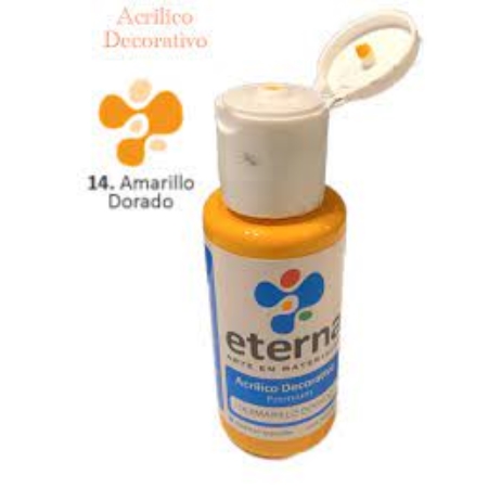 ACRILICO DECORATIVO ETERNA AMARILLO DORADO 50 CC (14)