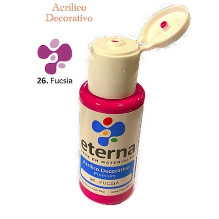 [300115-23] ACRILICO DECORATIVO ETERNA FUCSIA 50 CC (26)