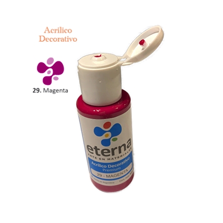 ACRILICO DECORATIVO ETERNA MAGENTA 50 CC (29)