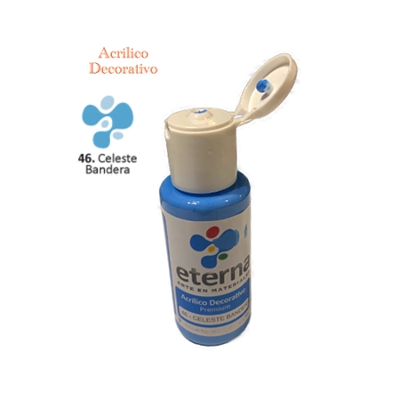 [300115-37] ACRILICO DECORATIVO ETERNA CELESTE BANDERA 50 CC (46)