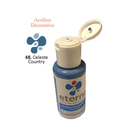 [300115-39] ACRILICO DECORATIVO ETERNA CELESTE COUNTRY 50 CC (48)