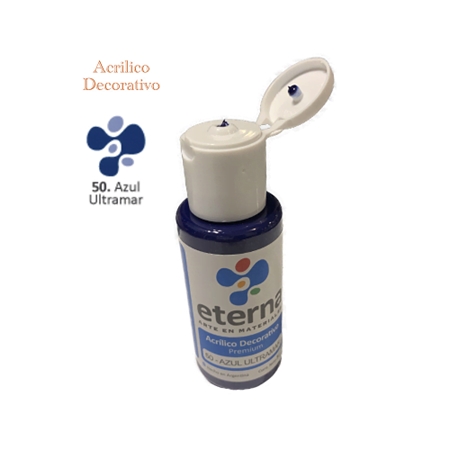 [300115-41] ACRILICO DECORATIVO ETERNA AZUL ULTRAMAR 50 CC (50)