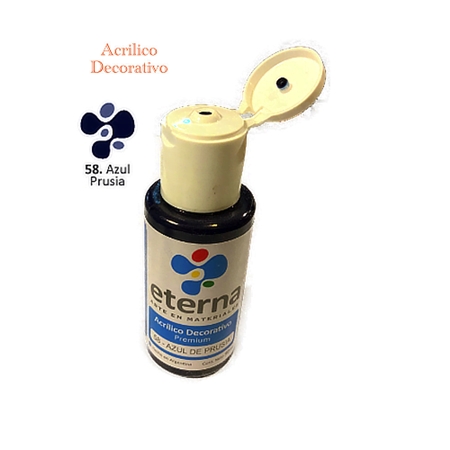 [300115-49] ACRILICO DECORATIVO ETERNA AZUL PRUSIA 50 CC (58)