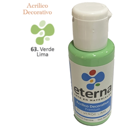 ACRILICO DECORATIVO ETERNA VERDE LIMA 50 CC (63)