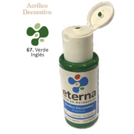 ACRILICO DECORATIVO ETERNA VERDE INGLES 50 CC (67)