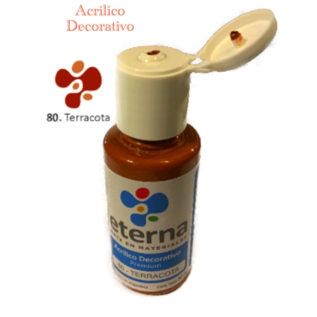 ACRILICO DECORATIVO ETERNA TERRACOTA 50 CC (80)