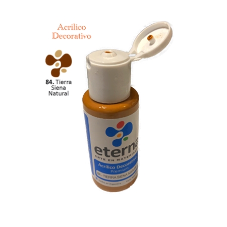 [300115-64] ACRILICO DECORATIVO ETERNA TIERRA SIENA NATURAL 50 CC (84)